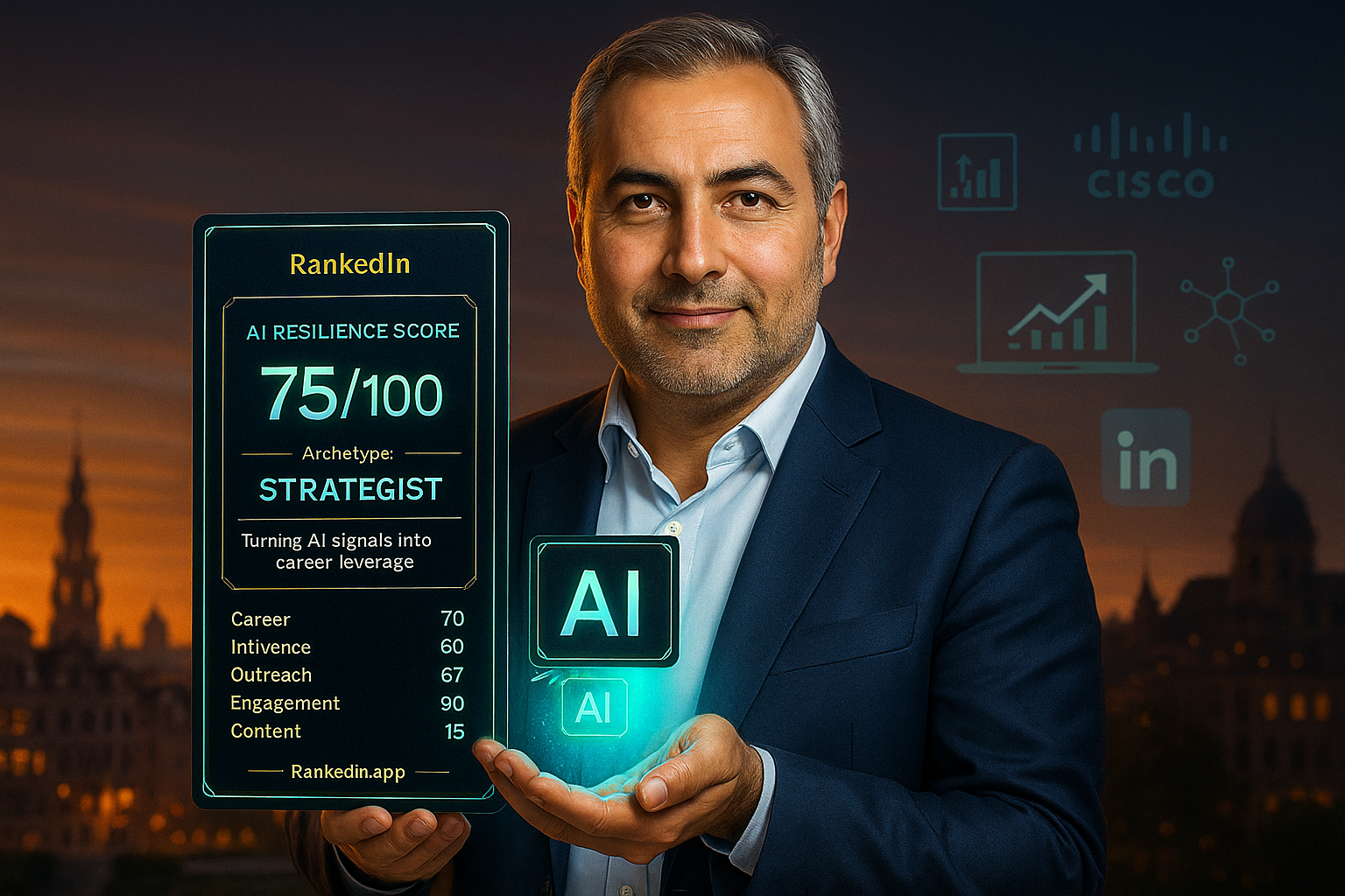 Evren Cagdas AI Resilience Score card