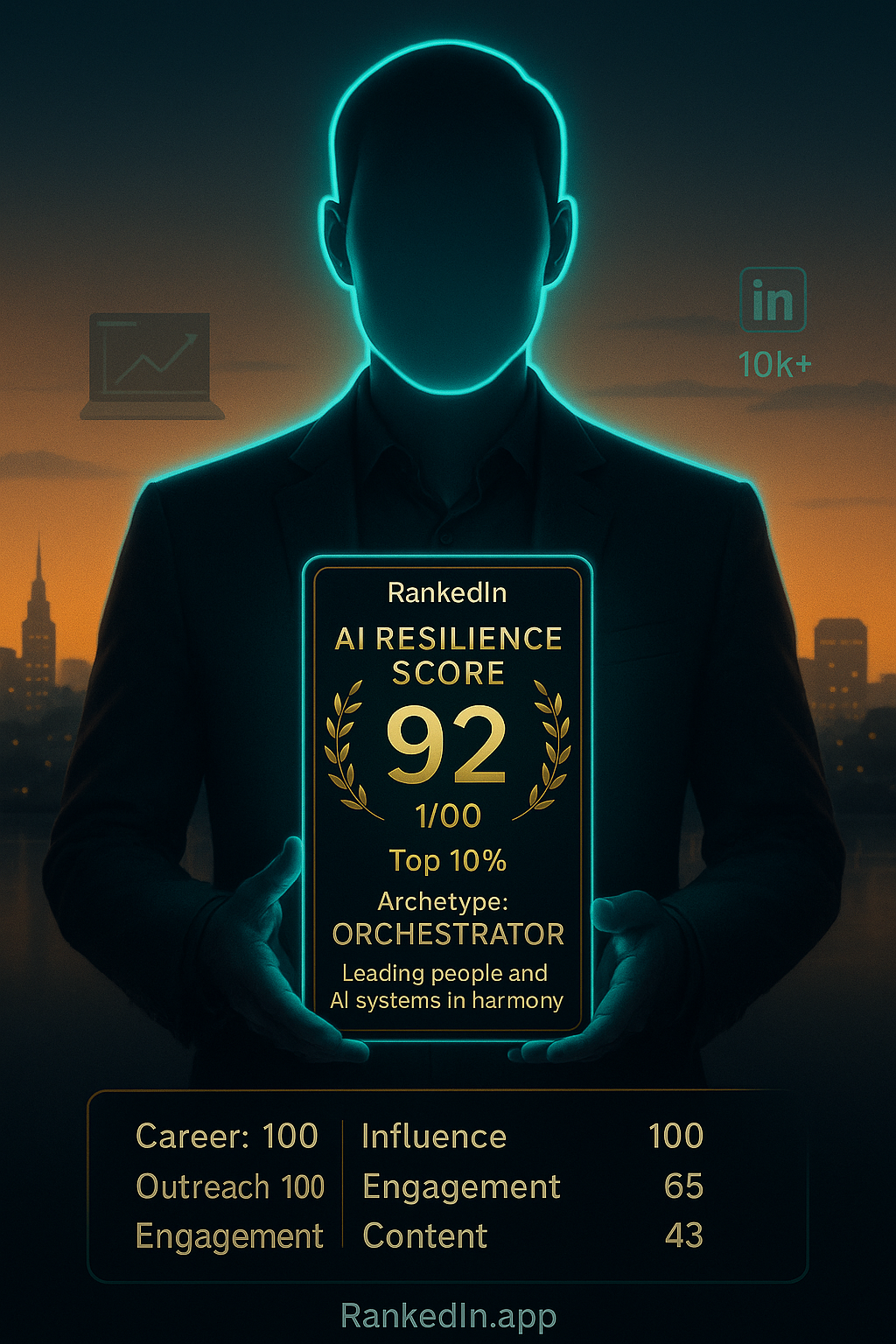Rahul Dharankar AI Resilience Score card